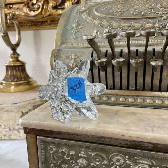 Vintage Clear Art Glass Christmas Tree Pine Tree Decoration Decor MCM Style 32H - Picture 5 of 5